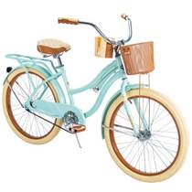 Huffy 24" Nel Lusso Girls' Cruiser Bike with Perfect Fit Frame, Mint Green